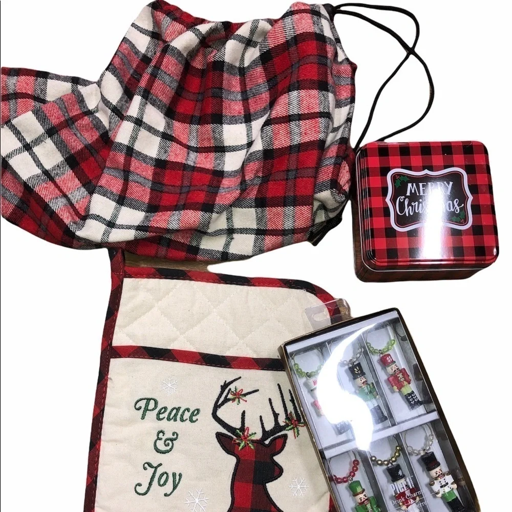 Christmas red Buffalo check bundle